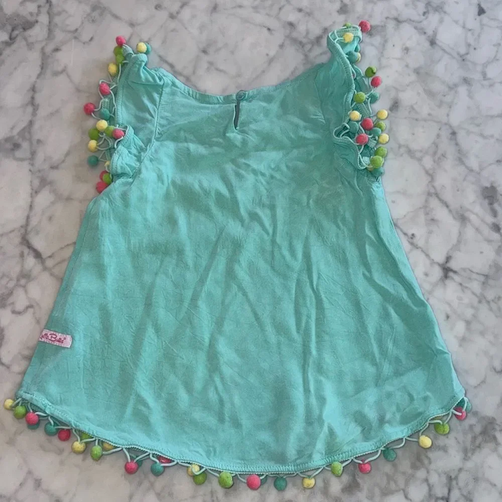 RuffleButts Pom Pom Butterfly Cover-Up